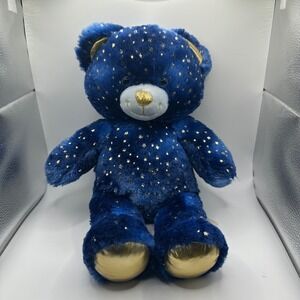 Build A Bear Workshop Blue wishes Teddy Bear Plush Stuffed Animal galaxy